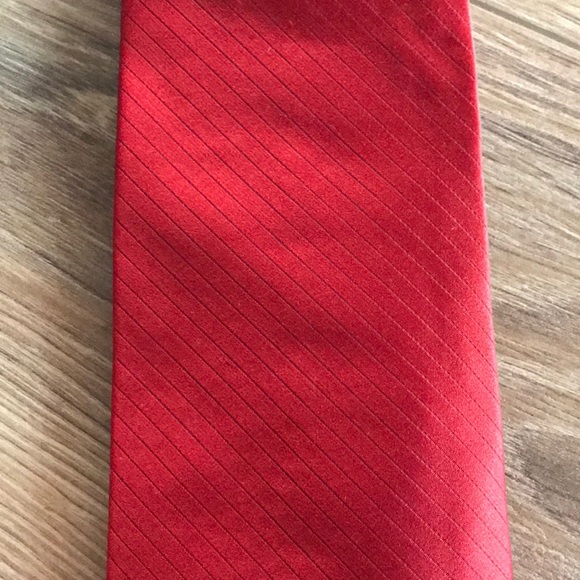 SOLD Jones New York Red Tie - Picture 2 of 4